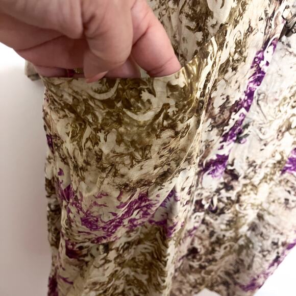 Vintage Lagenlook Boho Women Maxi Kimono Size O/S Tan Oversized Festival Hippie - Picture 5 of 10